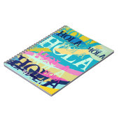 抽象芸術カラフルホラ ノートブック (左側)