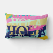 抽象芸術カラフルホラ ランバークッション (裏面)