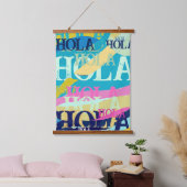 抽象芸術カラフルホラ 吊り下げ型タペストリー (寝室)