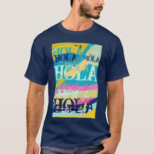 抽象芸術カラフルホラ Tシャツ