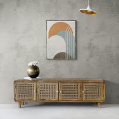 抽象芸術カラフルボホレインボーウォールアートデコール ポスター