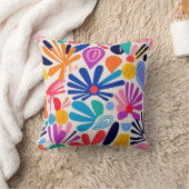 抽象芸術カラフルマテインスパイアスパターン クッション (ブランケット)