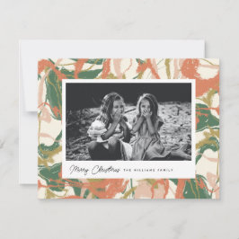 抽象芸術カラフルメリークリスマスのスナップショット写真 シーズンカード