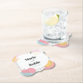 抽象芸術カラフルメンフィス結婚ズ ペーパーコースター (インサイチュ)