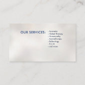 抽象芸術カラフルモザイク 名刺 (裏面)