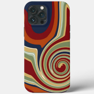 抽象芸術カラフルモダン吸光度おもしろい iPhone 13 PRO MAXケース