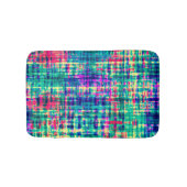 抽象芸術カラフルモダン絞り染めパターン バスマット (正面)