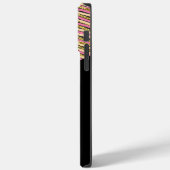 抽象芸術カラフルモノグラムモダンピンクイエロー金ゴールド Case-Mate iPhoneケース (裏面 / 左)