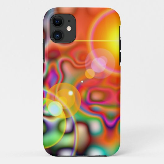 抽象芸術カラフルライトの電話ケース Case-Mate iPhoneケース (裏面)