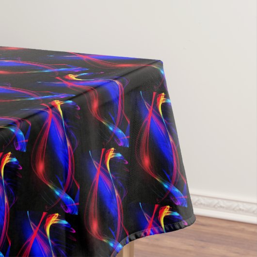 抽象芸術カラフルライト –  テーブルクロス (インサイチュ)