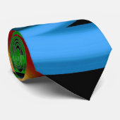 抽象芸術カラフルレインボースワールタイ ネクタイ (ロール)