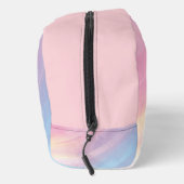 抽象芸術カラフルレインボーパターン、ピンクパープルキッド ドップキット (右)