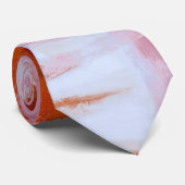 抽象芸術カラフルレッドピンクオレンジタイホームカミング ネクタイ (ロール)