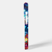 抽象芸術カラフルヴィンテージ花コラージュ Case-Mate iPhoneケース (裏面 / 左)