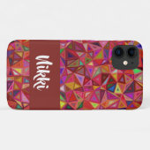 抽象芸術カラフル三角形 Case-Mate iPhoneケース (裏面(横))