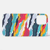 抽象芸術カラフル偽装壁紙 Case-Mate iPhoneケース (裏面 (横))