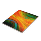 抽象芸術カラフル光セラミックタイル タイル (側面)