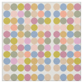 抽象芸術カラフル円丸パターン織物 ファブリック (クローズアップ)