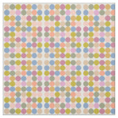 抽象芸術カラフル円丸パターン織物 ファブリック (見本)