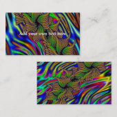 抽象芸術カラフル名刺 名刺 (正面/裏面)