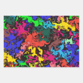 抽象芸術カラフル回転/フィルタ/ ラッピングペーパーシート (正面)