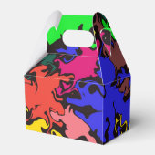 抽象芸術カラフル回転 フェイバーボックス (正面サイド)