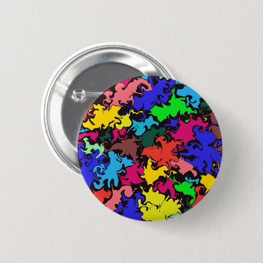 抽象芸術カラフル回転 缶バッジ (正面&裏面)