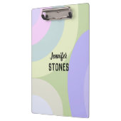 抽象芸術カラフル図形 クリップボード (左)