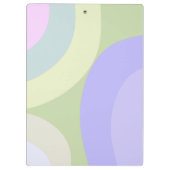 抽象芸術カラフル図形 クリップボード (裏面)