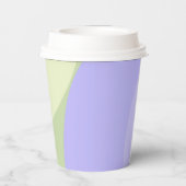 抽象芸術カラフル図形 紙コップ (裏面)