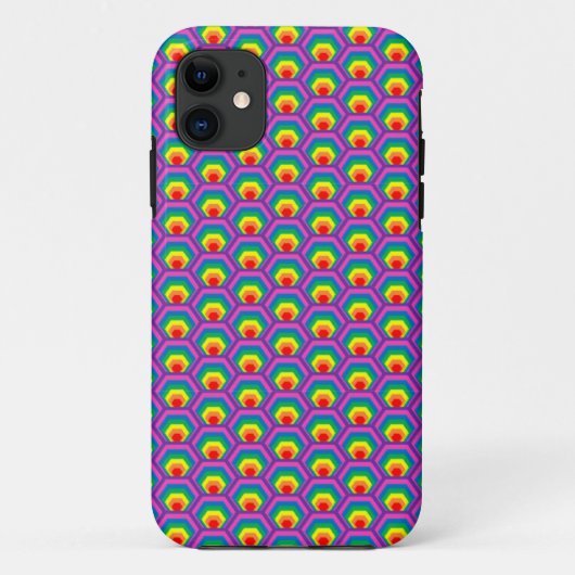 抽象芸術カラフル図形 Case-Mate iPhoneケース (裏面)