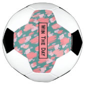 抽象芸術カラフル型 サッカーボール (回転)