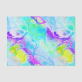 抽象芸術カラフル大理石パターン 薄葉紙 (正面)