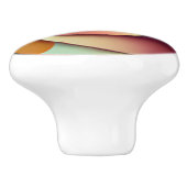 抽象芸術カラフル宝石トーン セラミックノブ (側面)