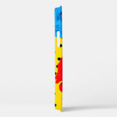 抽象芸術カラフル実在バラと金属葉S Case-Mate iPhoneケース (裏面 / 右)