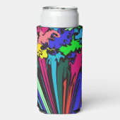 抽象芸術カラフル巻き/ピンチ/ スリム缶クーラー (Seltzer裏面)