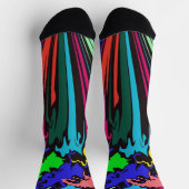 抽象芸術カラフル巻き/ピンチ/ ソックス (上部)