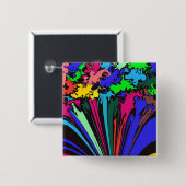 抽象芸術カラフル巻き/ピンチ/ 缶バッジ (正面&裏面)