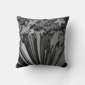 抽象芸術カラフル巻き/ピンチ/ B & W / クッション (裏面)