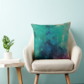 抽象芸術カラフル幾何デジタルコラージュ3 クッション (椅子)