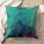 抽象芸術カラフル幾何デジタルコラージュ3 クッション (ブランケット)