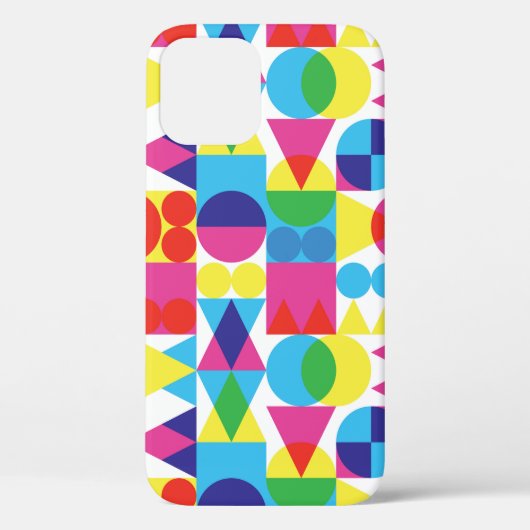 抽象芸術カラフル幾何学的パターンデザイン。 Case-Mate iPhoneケース (裏面)