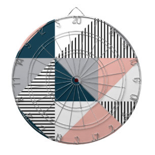 抽象芸術カラフル幾何学 ダーツボード