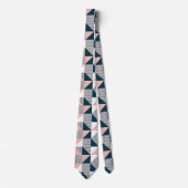 抽象芸術カラフル幾何学 ネクタイ (正面)