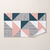 抽象芸術カラフル幾何学 バスタオルセット (ハンドタオル)