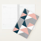 抽象芸術カラフル幾何学 プランナー手帳 (ディスプレー)