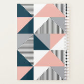 抽象芸術カラフル幾何学 プランナー手帳 (裏面)