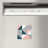 抽象芸術カラフル幾何学 マグネット (インサイチュ (食洗機))