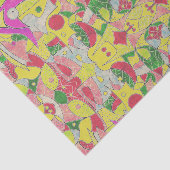 抽象芸術カラフル断片的パッチワーク 薄葉紙 (詳細)