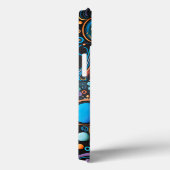 抽象芸術カラフル旋回ツリーの風景自然 Case-Mate iPhoneケース (裏面 / 右)